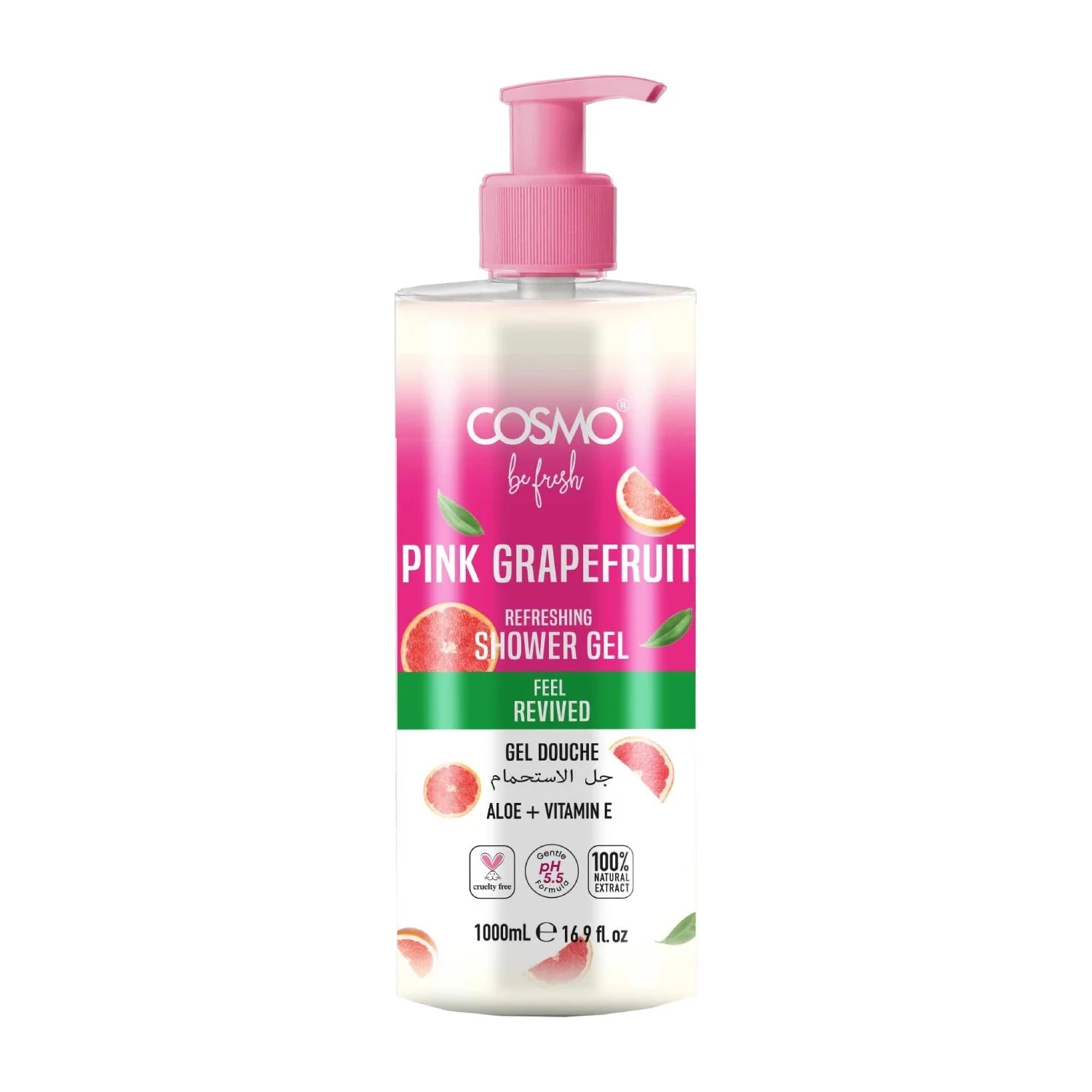 Be Fresh Pink Grapefruit Shower Gel